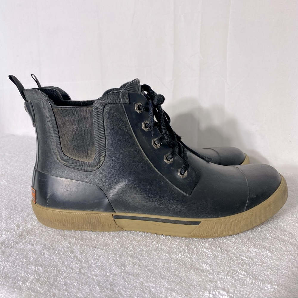 Wind River Black Rain Boots Ankle Boots Rubber Boots 10